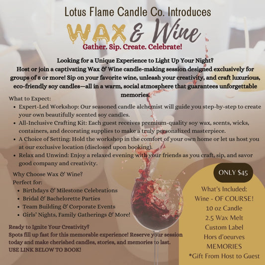 Wax & Wine Candle-Making Experience